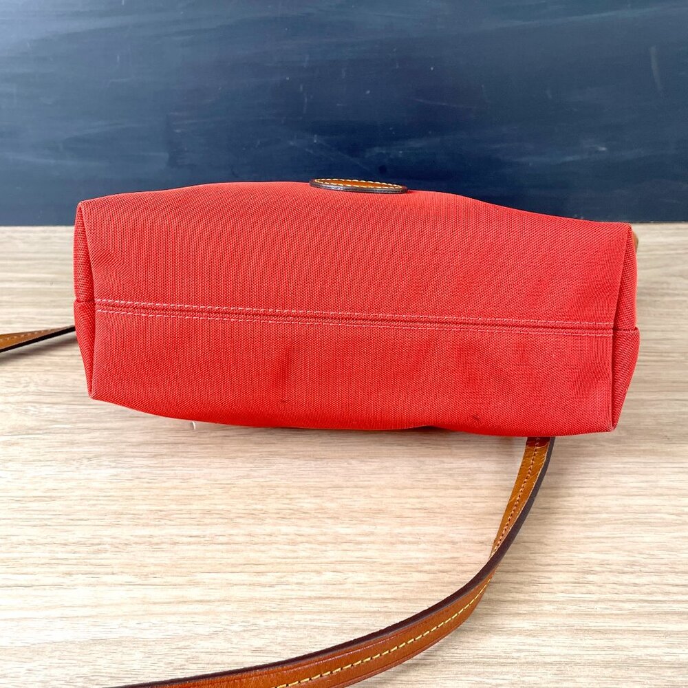 Dooney & Bourke rust nylon and leather crossbody bag - Picture 6 of 13